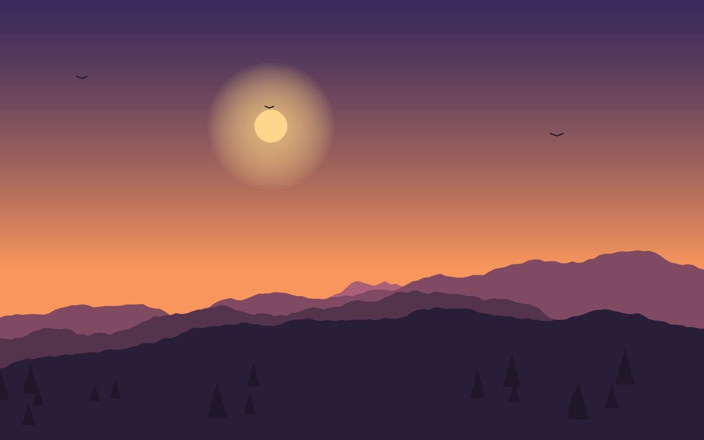 Landschaftsillustration