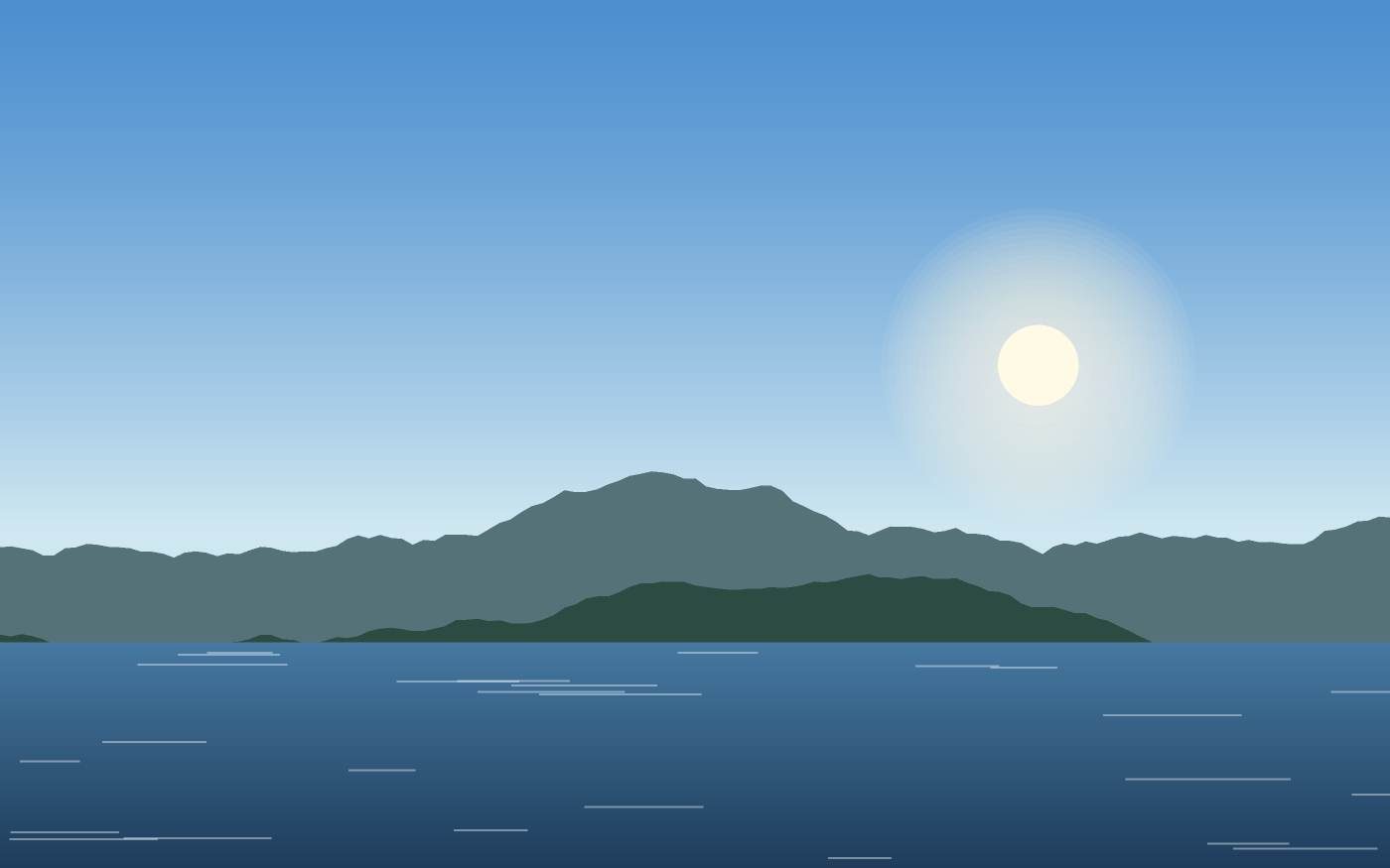 Landschaftsillustration