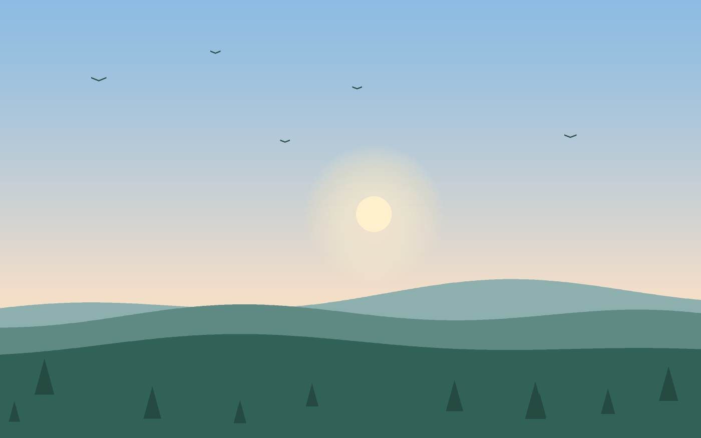 Landschaftsillustration