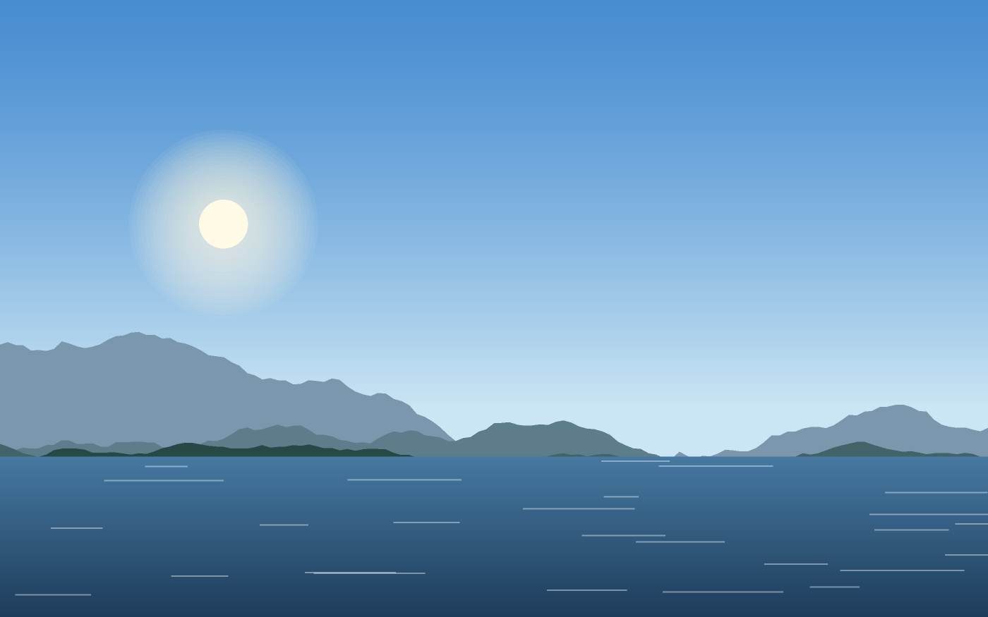 Landschaftsillustration