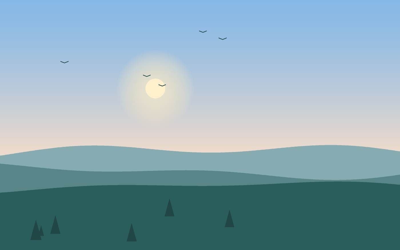 Landschapsillustratie