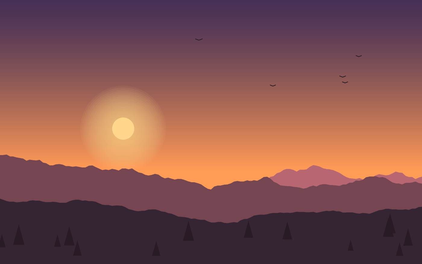Landschapsillustratie
