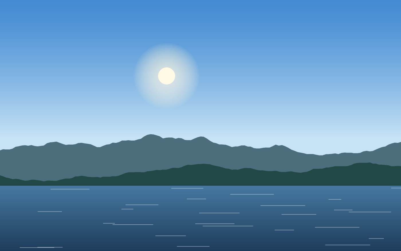 Landschapsillustratie