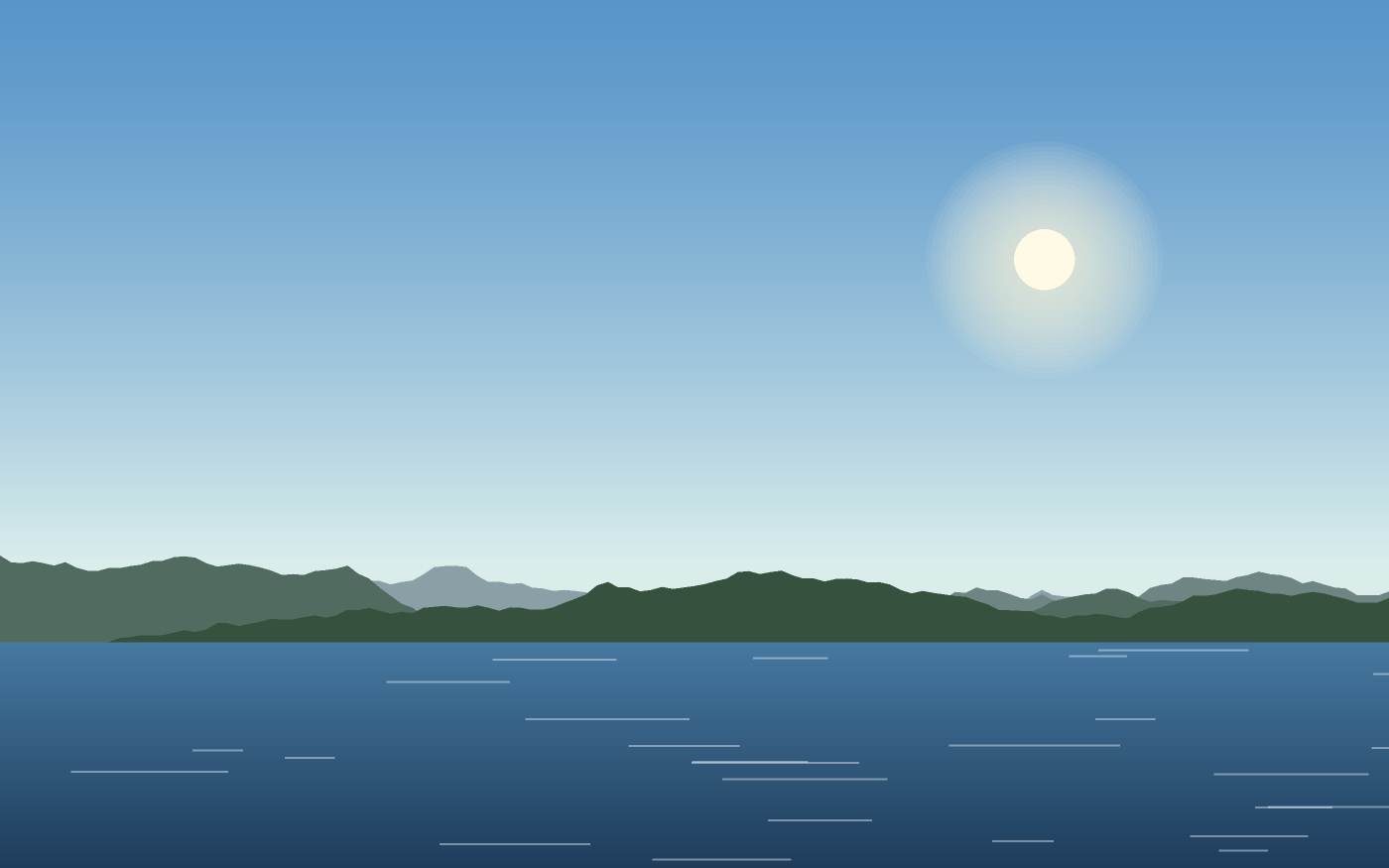 Landschapsillustratie