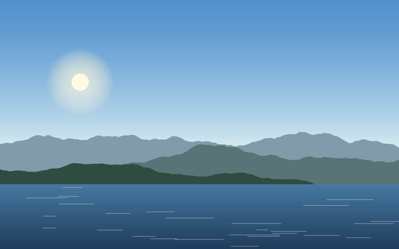 Ilustrace krajiny