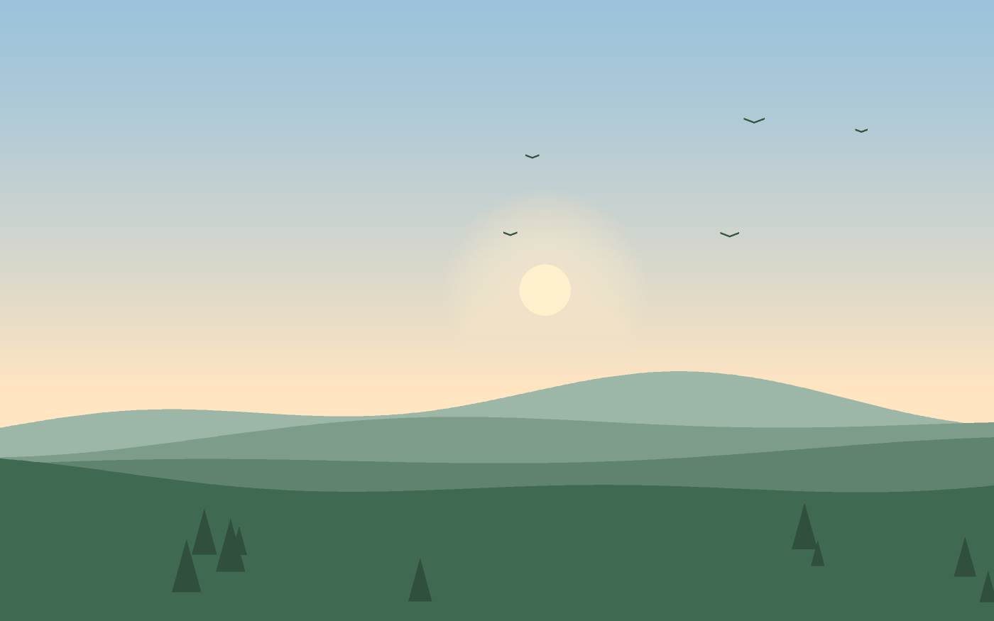 Ilustrace krajiny