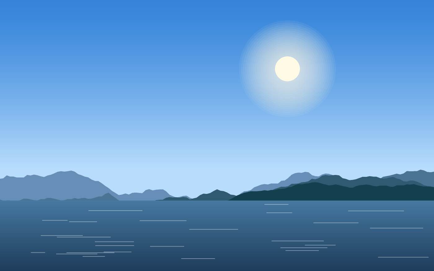 Landschaftsillustration