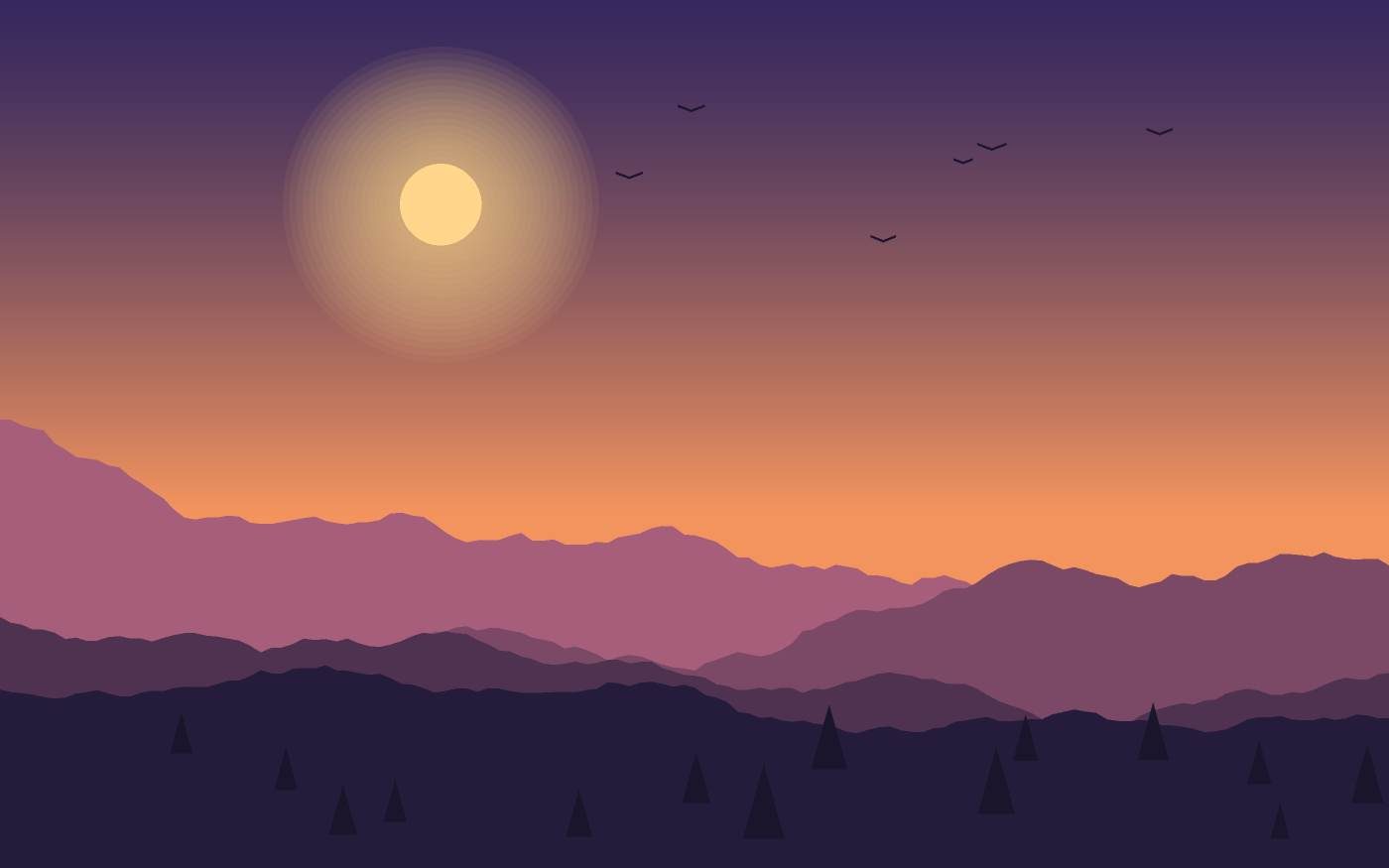Landschaftsillustration
