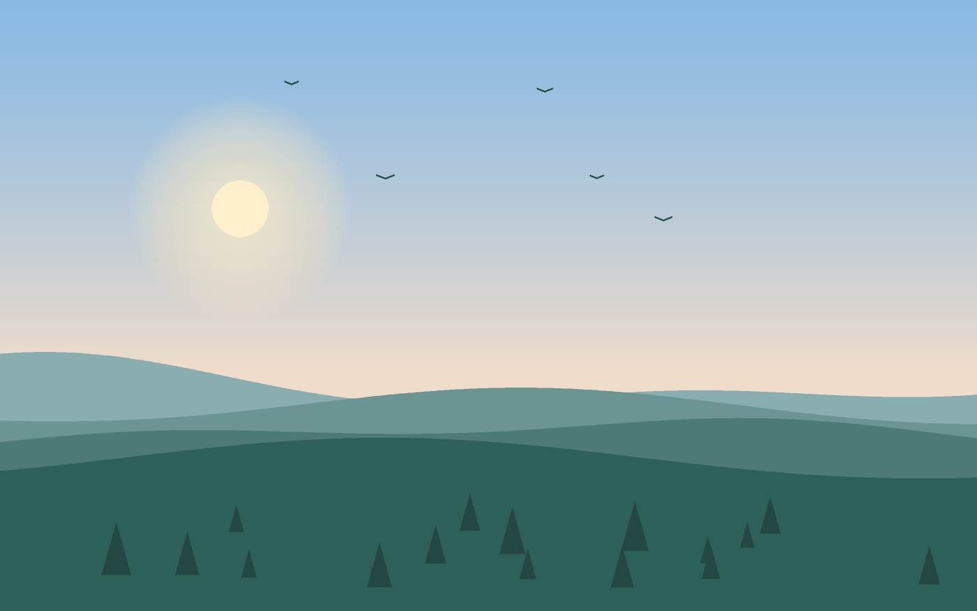 Landschaftsillustration