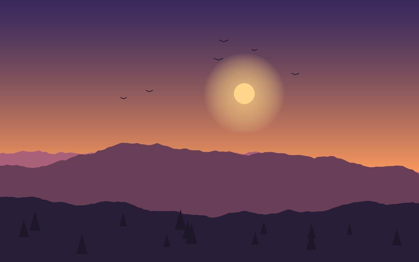 Landskabsillustration