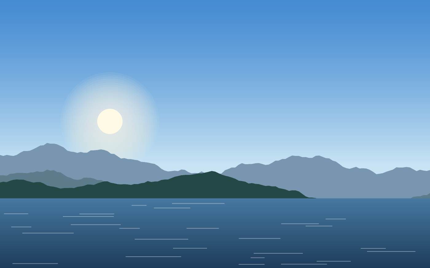 Landschapsillustratie