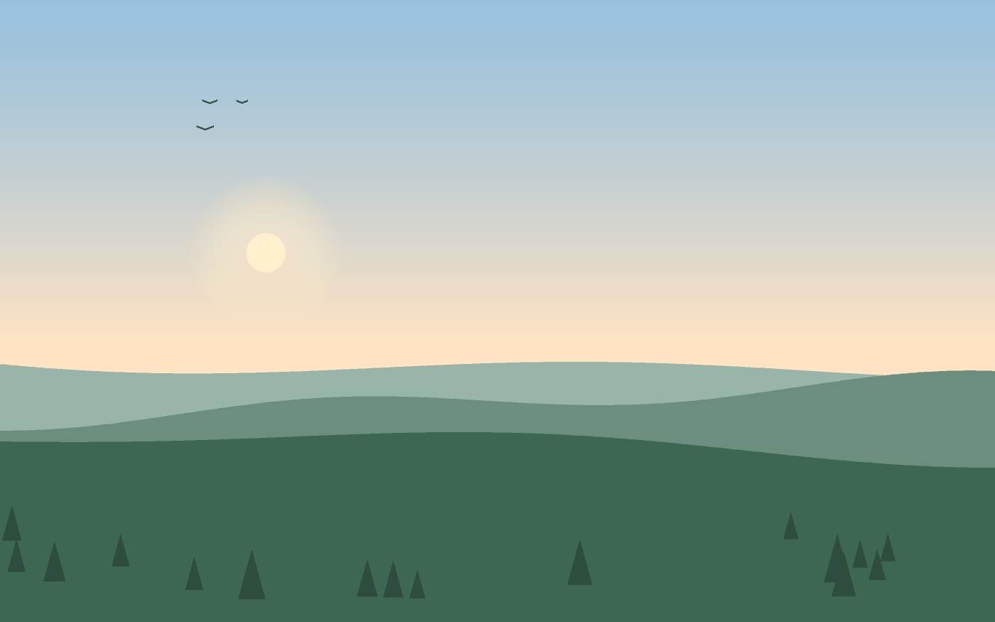 Ilustracja krajobrazu